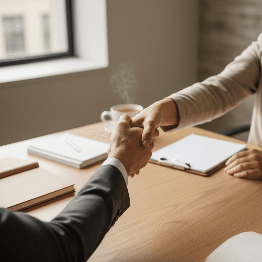 Diverse hands together showing partnership and trust