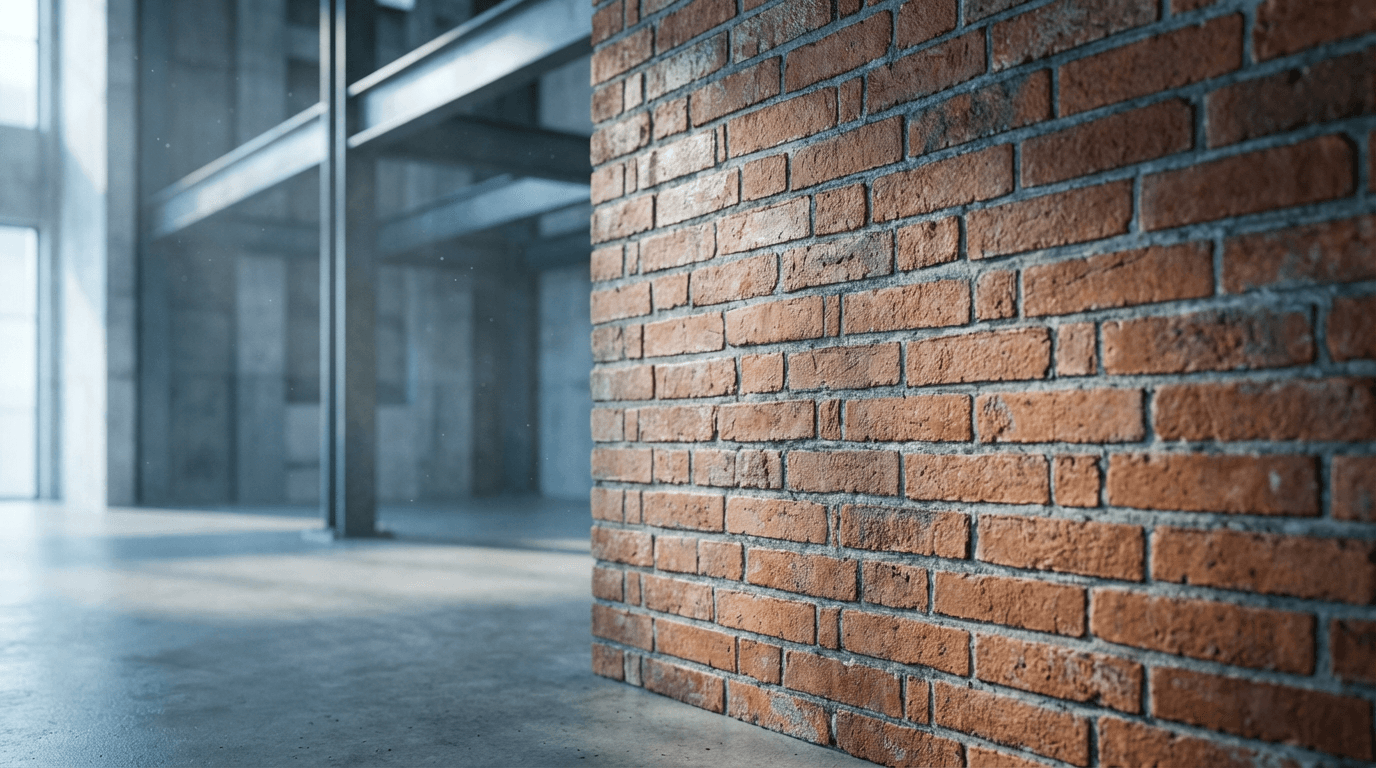 Property renovation project interior showing structural elements and refurbishment progress